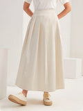Buy SHEIN Mulvari Solid Pleated Skirt in Pakistan