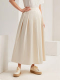 Buy SHEIN Mulvari Solid Pleated Skirt in Pakistan
