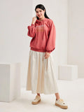 Buy SHEIN Mulvari Solid Pleated Skirt in Pakistan