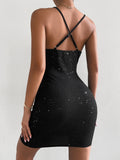 Buy SHEIN Priv̩ Draped Criss Cross Dress in Pakistan