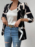 Buy SHEIN Priv̩ Graphic Print Shawl Neck Blazer in Pakistan