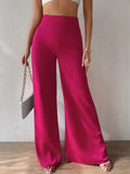 Buy SHEIN Priv̩ High Waist Wide Leg Pants in Pakistan