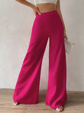 Buy SHEIN Priv̩ High Waist Wide Leg Pants in Pakistan