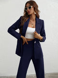Buy SHEIN Privé Single Button Belted Blazer & Tailored Pants in Pakistan