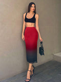 Buy SHEIN Privé Women's Ombre Bodycon Skirt in Pakistan