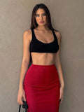 Buy SHEIN Privé Women's Ombre Bodycon Skirt in Pakistan