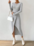Buy SHEIN Priv̩ Women's Side Slit Twisted Knot Dress in Pakistan