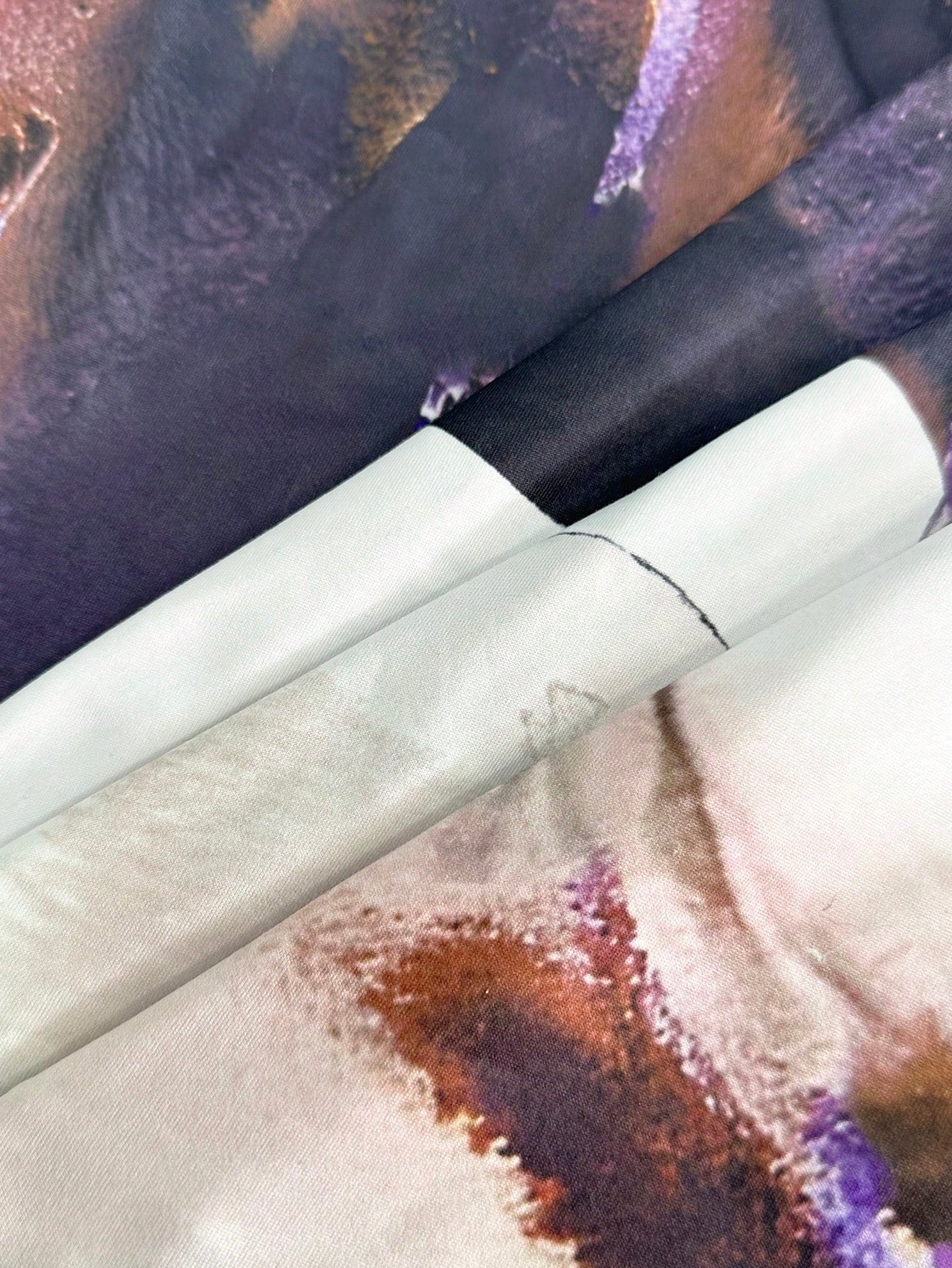 Buy SHEIN Raffinéa Women All-Over Allover Print Asymmetric Neckline Long Sleeve Waisted Dress Maxi Women Outfit in Pakistan