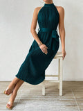 Buy SHEIN Raffinéa Women's Plain & Simple Daily Open Shoulder Dress in Pakistan