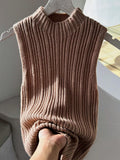Buy SHEIN Relaxiva 3pcs/Set New Fashion Stretchy Casual Knit Turtleneck Sweater Top Undershirt Set in Pakistan