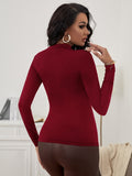 Buy SHEIN SXY Asymmetrical Neck Solid Cut Out Tee in Pakistan
