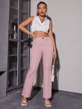 Buy SHEIN SXY High Waist Seam Detail Pants in Pakistan