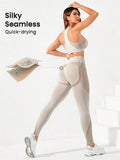 Buy SHEIN Sport Seamluxe Seamless High Stretch Racer Back Sports Set workout set in Pakistan