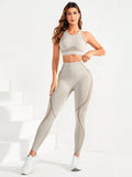 Buy SHEIN Sport Seamluxe Seamless High Stretch Racer Back Sports Set workout set in Pakistan