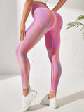 Buy SHEIN Sport Seamluxe Tie Dye Wideband Waist Sports Leggings in Pakistan