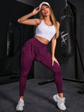 Buy SHEIN Sport Studio 2 in 1 Sports Leggings With Cellphone Pocket in Pakistan