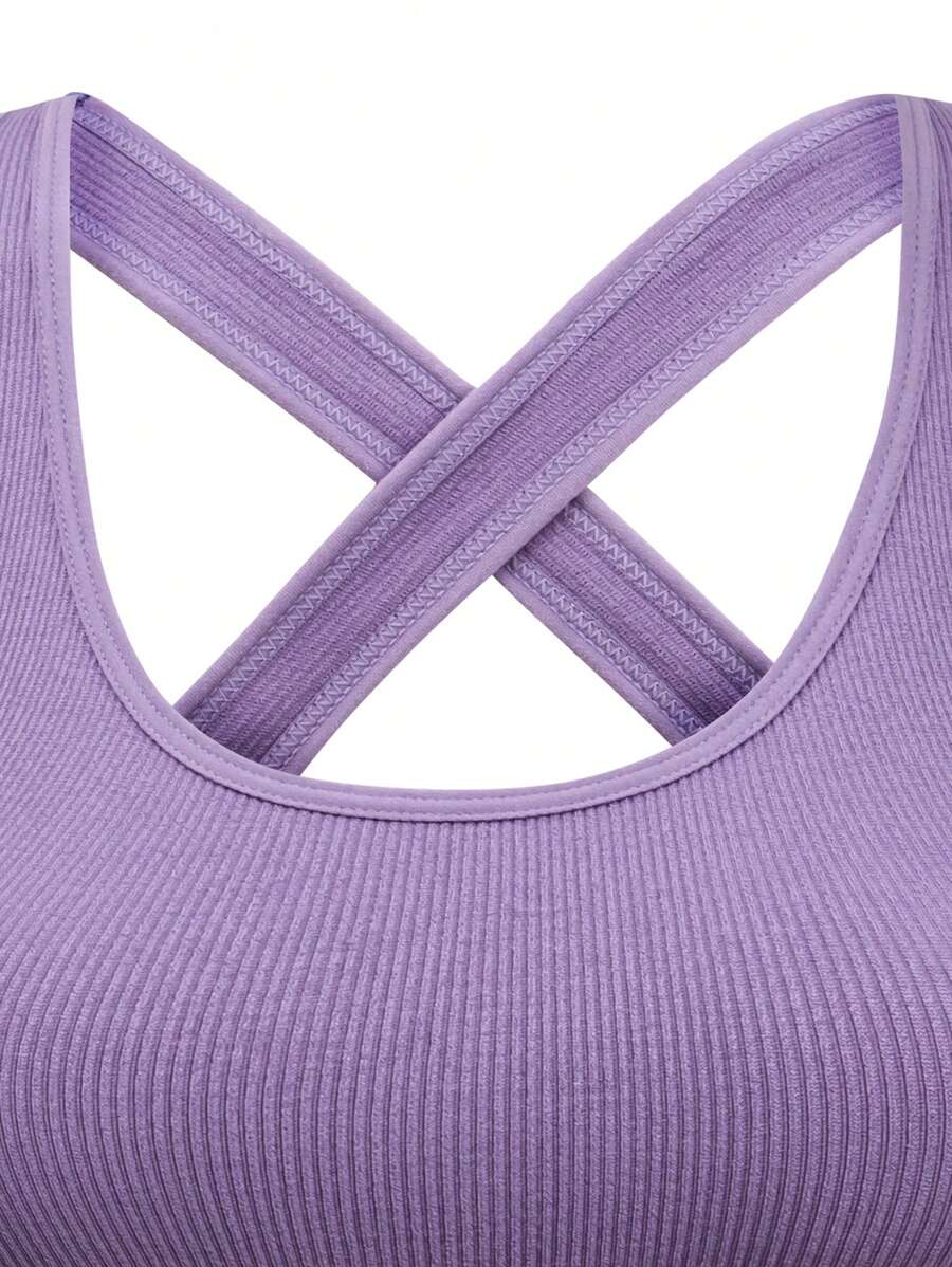 Buy SHEIN Sport Studio 3 Pack Criss Cross Back Sports Bra in Pakistan