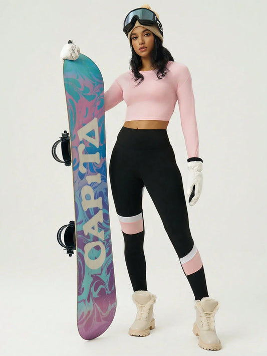 Buy SHEIN Sport Studio Color Block High Elasticity Women's Sports Suit in Pakistan