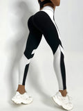 Buy SHEIN Sport Studio Two Tone Yoga Leggings Tummy Control Sports Tights in Pakistan