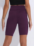 Buy SHEIN Sport Studio Wide Waistband Phone Pocket Side Biker Shorts in Pakistan
