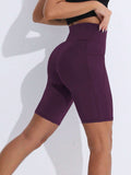 Buy SHEIN Sport Studio Wide Waistband Phone Pocket Side Biker Shorts in Pakistan
