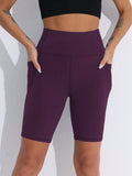 Buy SHEIN Sport Studio Wide Waistband Phone Pocket Side Biker Shorts in Pakistan