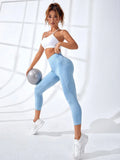 Buy SHEIN Sport Studio Wide Waistband Phone Pocket Sports Leggings in Pakistan