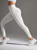 Buy SHEIN Sport Studio Women Simple High Elasticity Seamless Sports Leggings in Pakistan