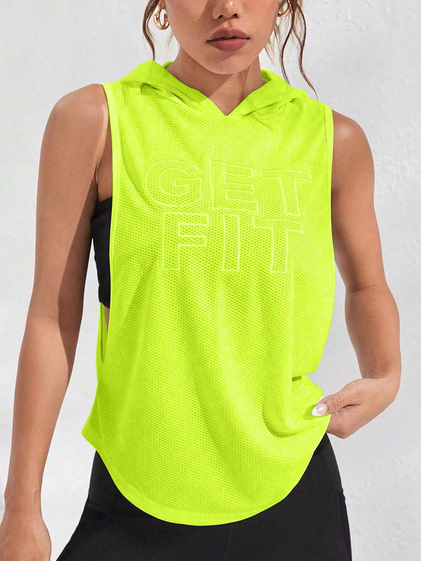 Buy SHEIN Street Sport Letter Graphic Hooded Sports Sweatshirt in Pakistan