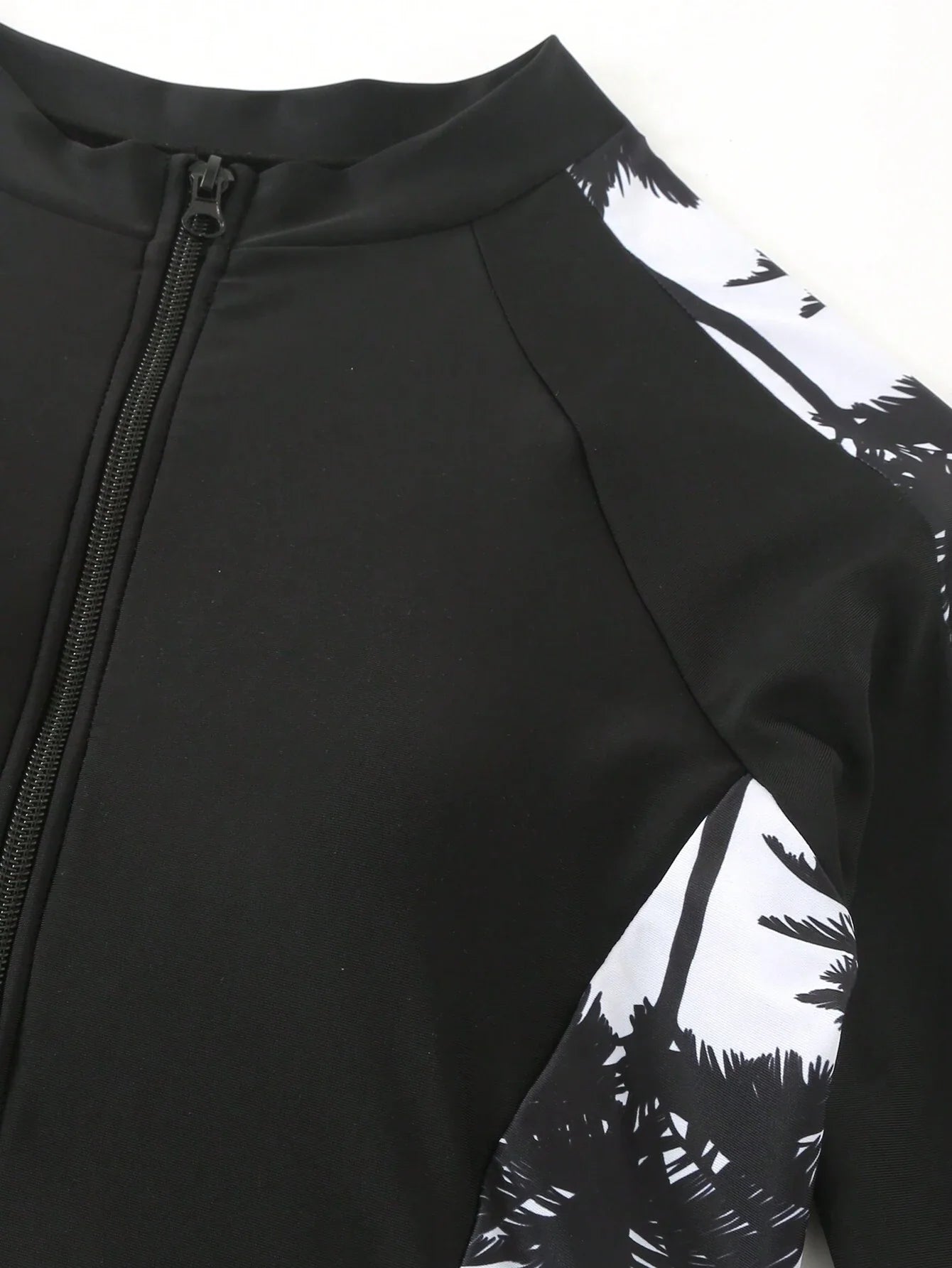 Buy SHEIN Swim Mulvari Women Summer Beach Conservative Style Contrast Plant Print Burkini Set in Pakistan