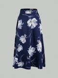 Buy SHEIN Unity Floral Print Flare Skirt in Pakistan