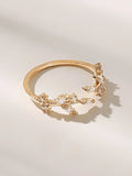 Buy SHEIN X Lucía Bellido Rhinestone Decor Cuff Ring 1pc in Pakistan