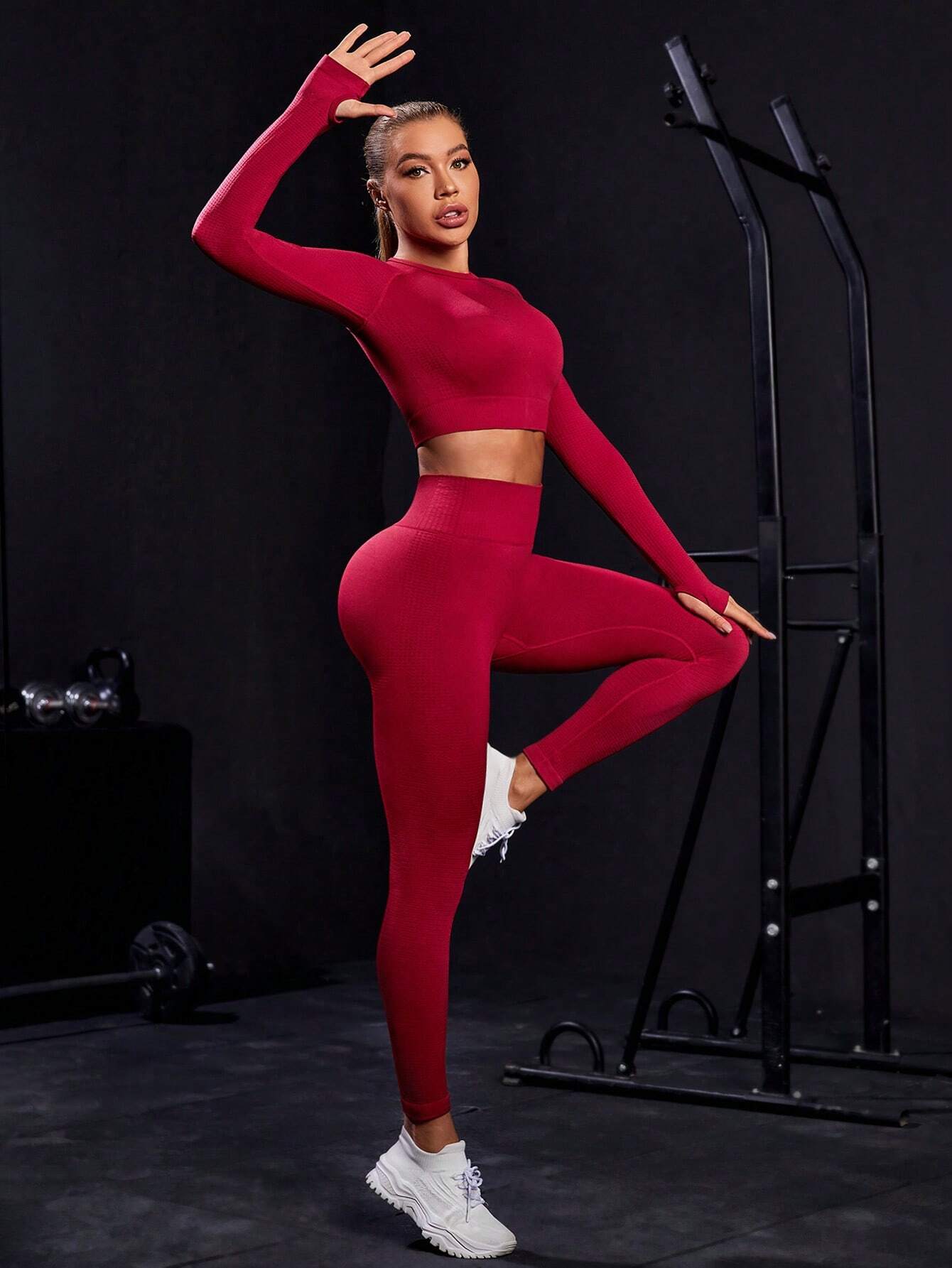 Buy SHEIN Yoga Basic High-Stretch Seamless Women's Sports Suit in Pakistan