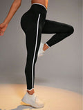 Buy SHEIN Yoga Trendy Contrast Binding Sports Leggings in Pakistan