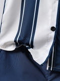 Buy SHEIN Young Boy Striped Print Shirt & Shorts in Pakistan