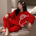 Buy Sajiero Bear Hug Fleece Pajama Suit in Pakistan