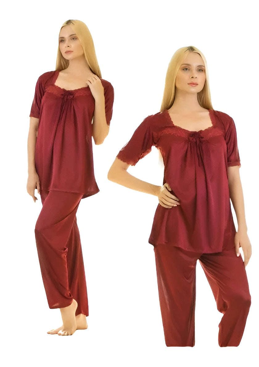 Buy Sajiero Silk Pajama Suit - Silk Whisper in Pakistan