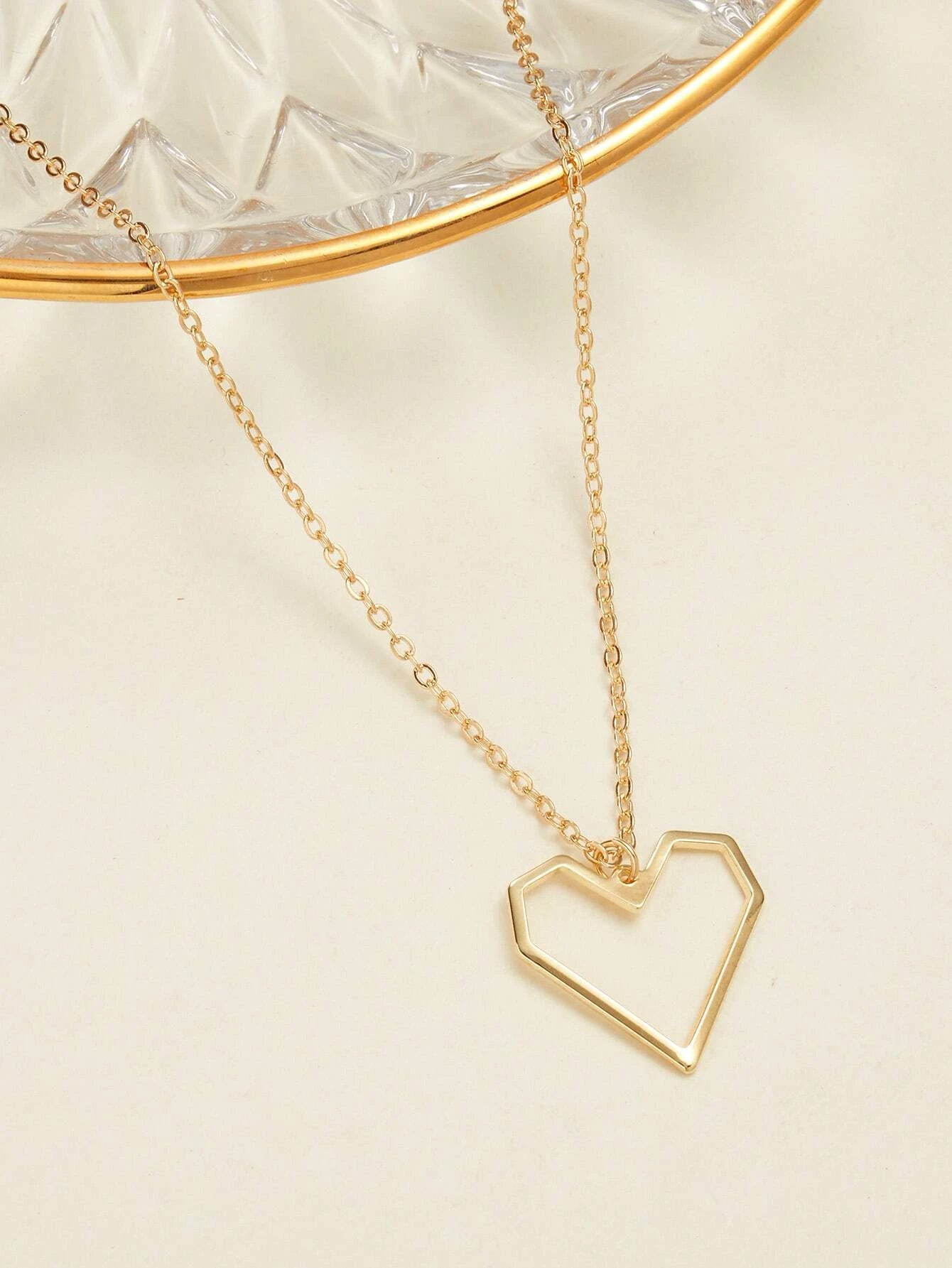 Buy Shein Heart Decor Necklace in Pakistan