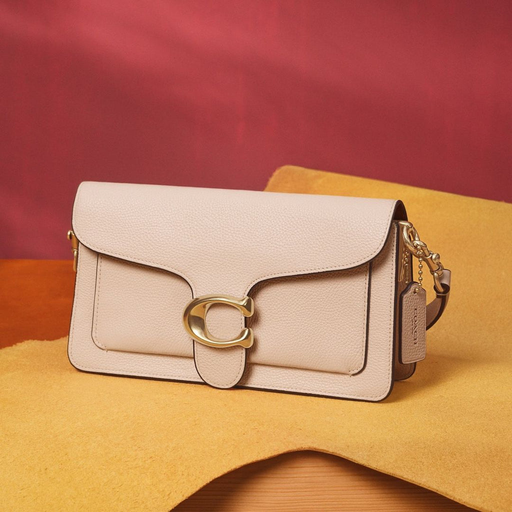 Buy Coach NWT Tabby Box Leather  Bag - Chalk in Pakistan