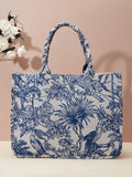 Buy SHEIN Spring New Embroidered Jacquard Large Capacity Handbag Shoulder Bag (Pattern Random) in Pakistan