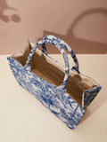 Buy SHEIN Spring New Embroidered Jacquard Large Capacity Handbag Shoulder Bag (Pattern Random) in Pakistan