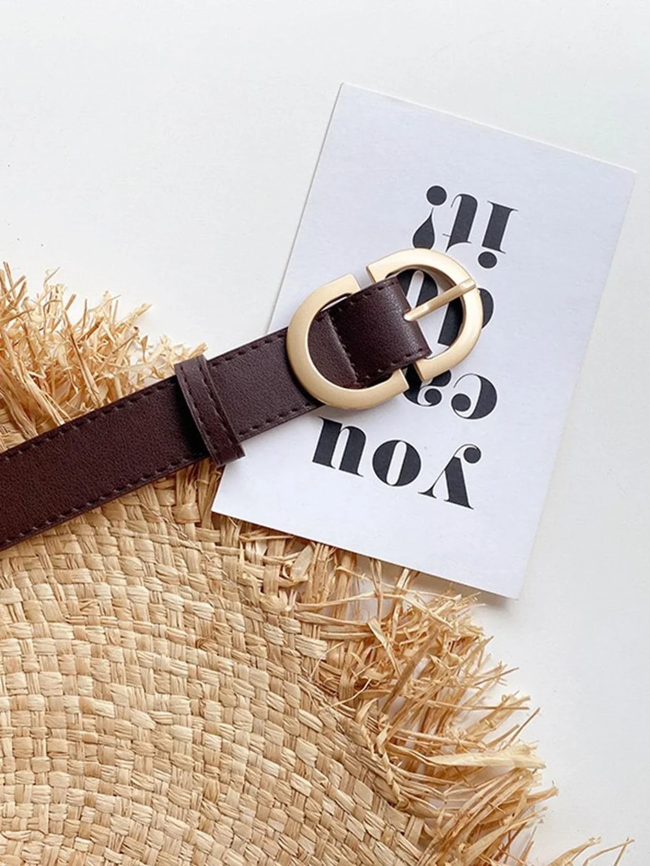 Buy SHEIN Symmetrical Buckle Belt in Pakistan