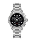 Buy Tag Heuer Aquaracer Black Dial Silver Steel Strap Watch for Men - CAY1110.BA0927 in Pakistan