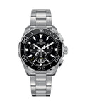 Buy Tag Heuer Aquaracer Black Dial Black Steel Strap Watch for Men - CAY111A.BA0927 in Pakistan