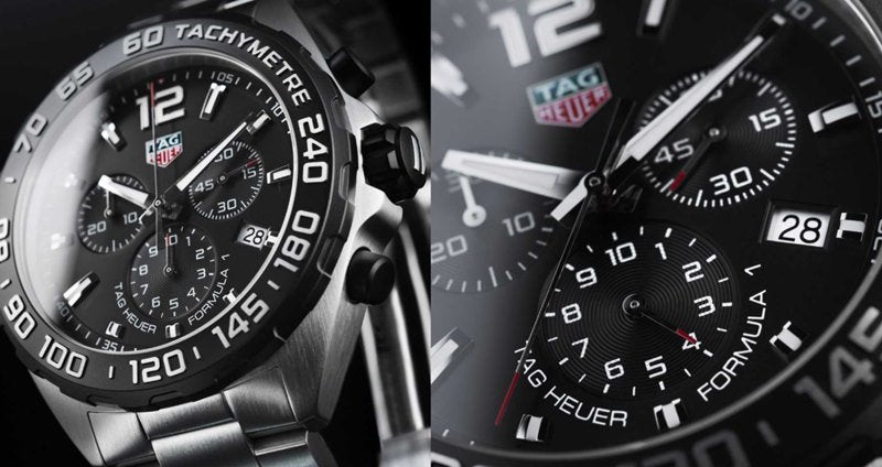 Buy Tag Heuer Formula 1 Quartz Black Dial Silver Steel Strap Watch for Men - CAZ1010.BA0842 in Pakistan