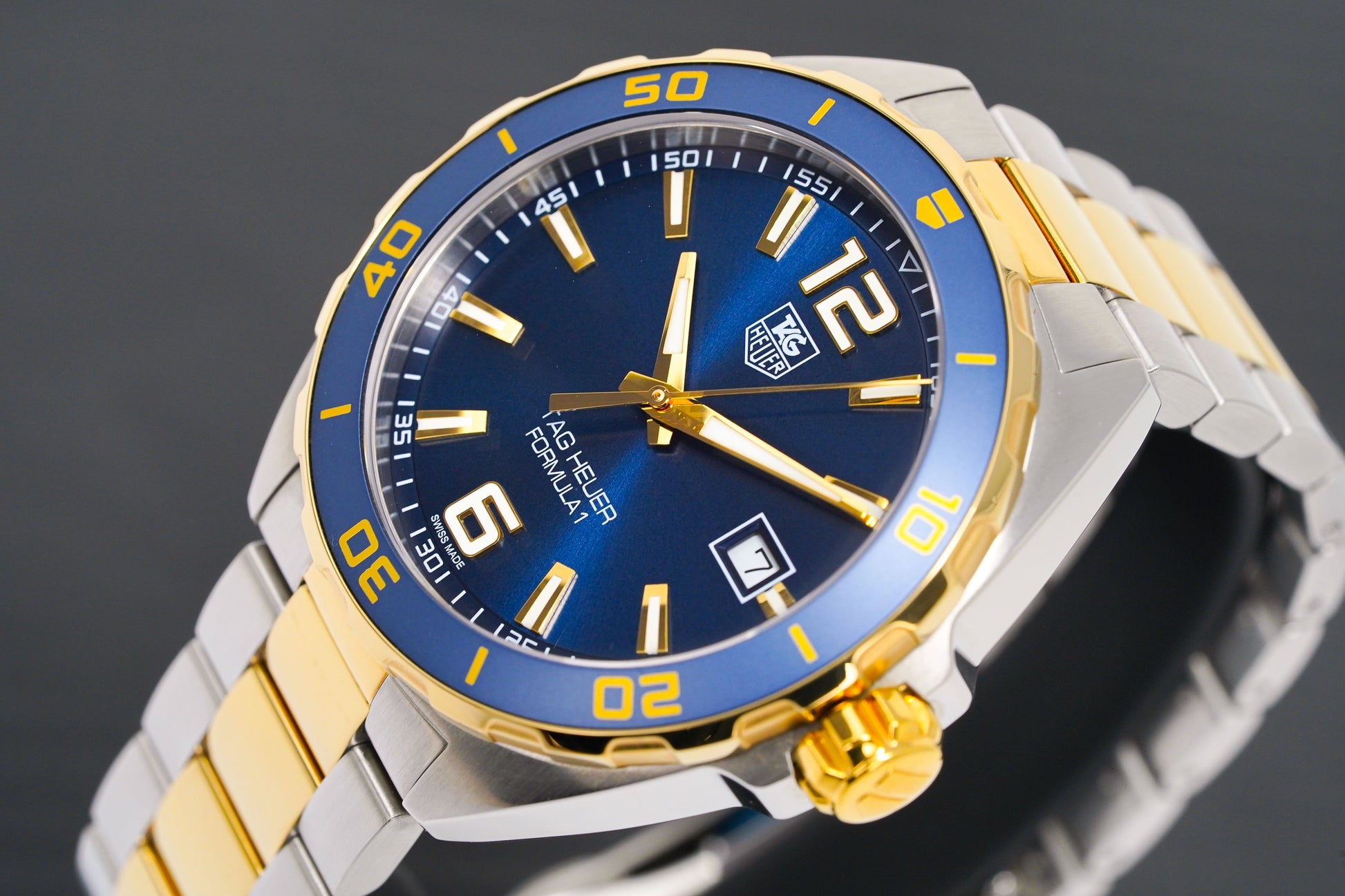 Buy Tag Heuer Formula 1 Blue Dial Two Tone Steel Strap Watch for Men - WAZ1120.BB0879 in Pakistan