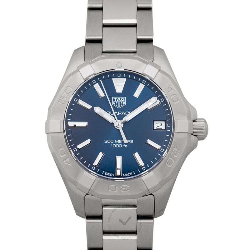 Buy Tag Heuer Aquaracer Blue Dial Silver Steel Strap Watch for Women - WBD1312.BA0740 in Pakistan