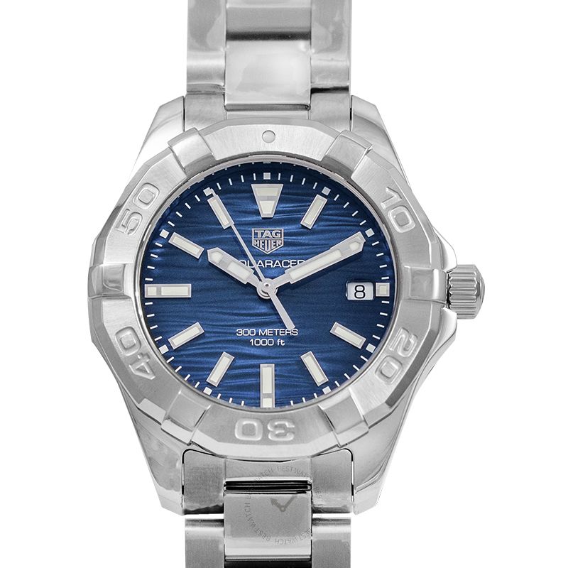 Buy Tag Heuer Aquaracer Blue Dial Silver Steel Strap Watch for Women - WBD131D.BA0748 in Pakistan