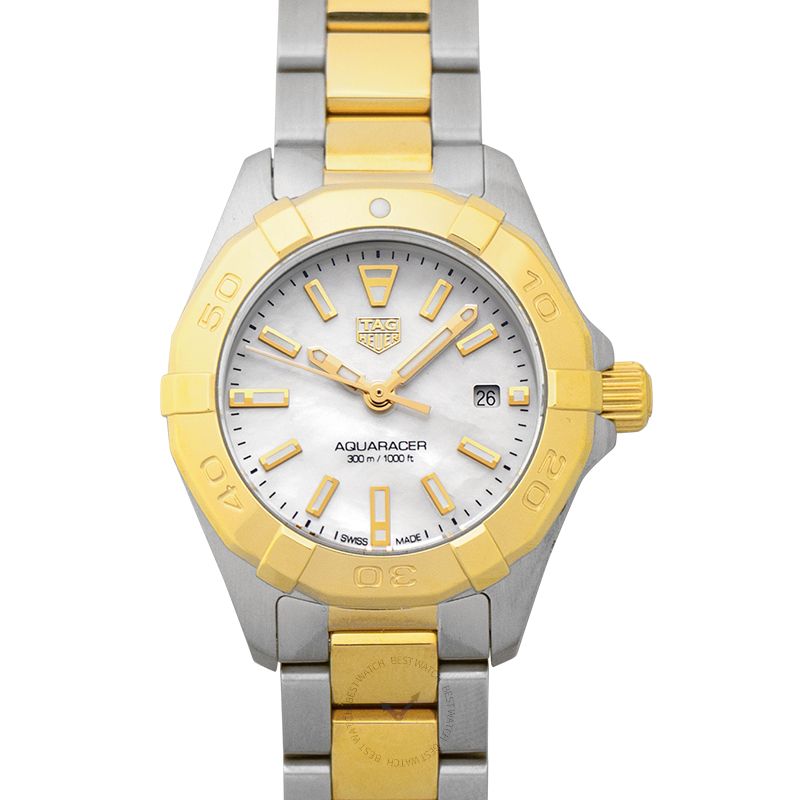 Buy Tag Heuer Aquaracer Mother of Pearl Dial Two Tone Steel Strap Watch for Women - WBD1420.BB0321 in Pakistan