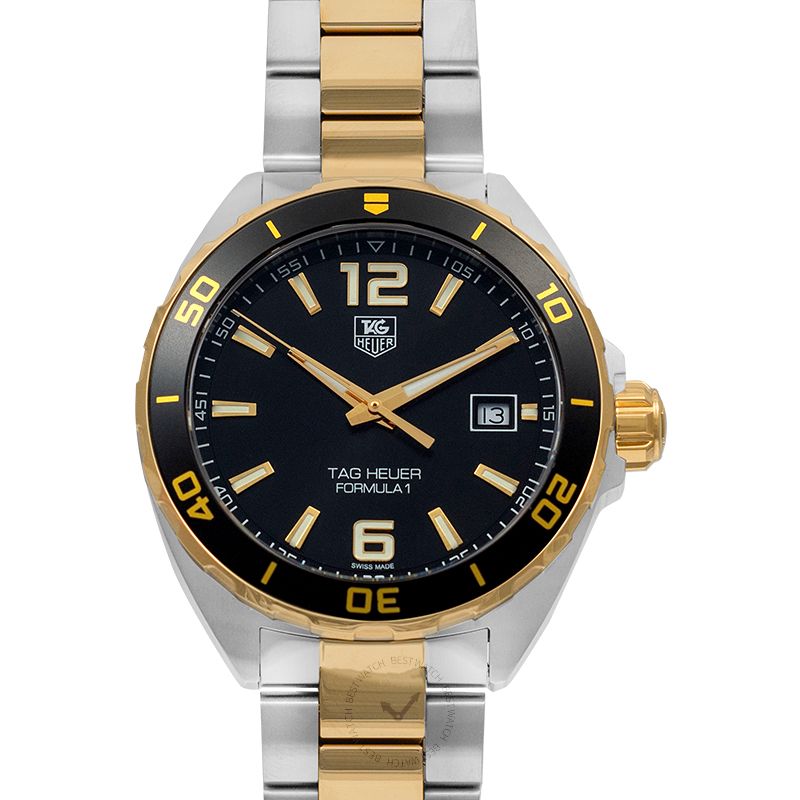 Buy Tag Heuer Formula 1 Black Dial Two Tone Steel Strap Watch for Men - WAZ1121.BB0879 in Pakistan